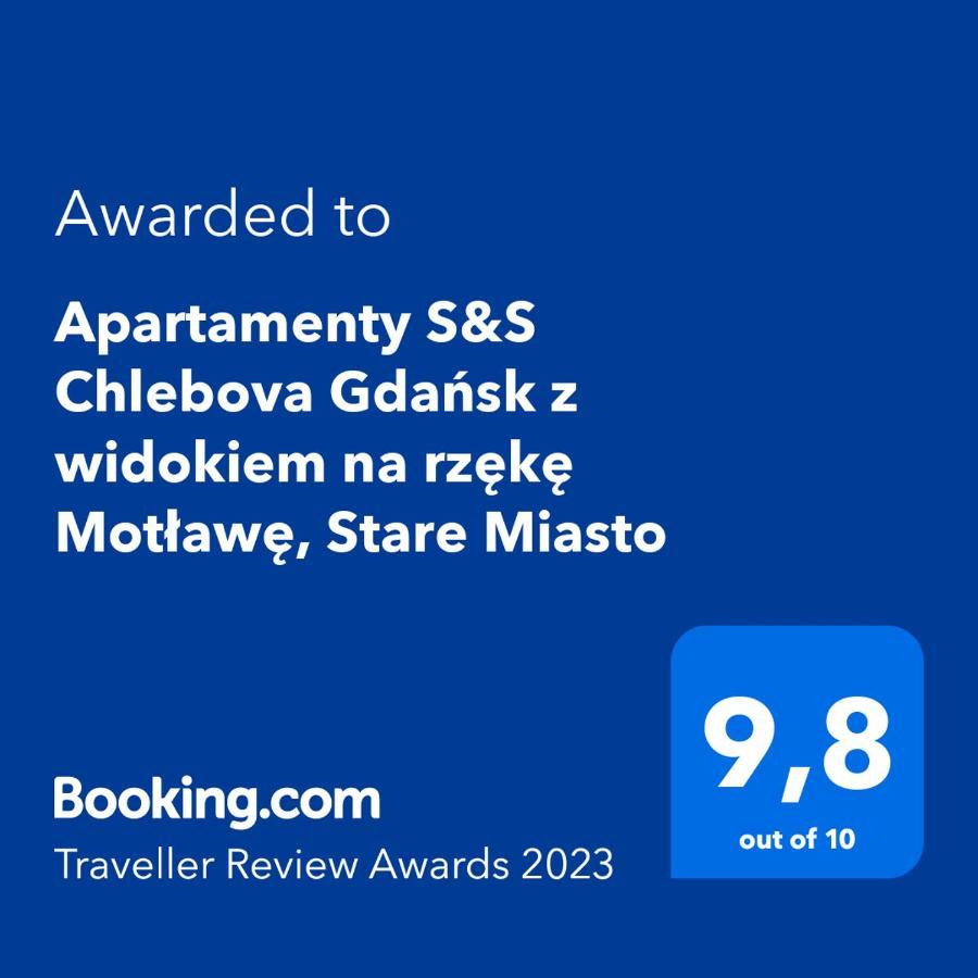 Apartamenty S&S Chlebova Gdansk Z Widokiem Na Rzeke Motlawe, Stare Miasto 외부 사진